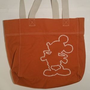 Mickey Mouse Canvas Embroidered Disney Tote Bag